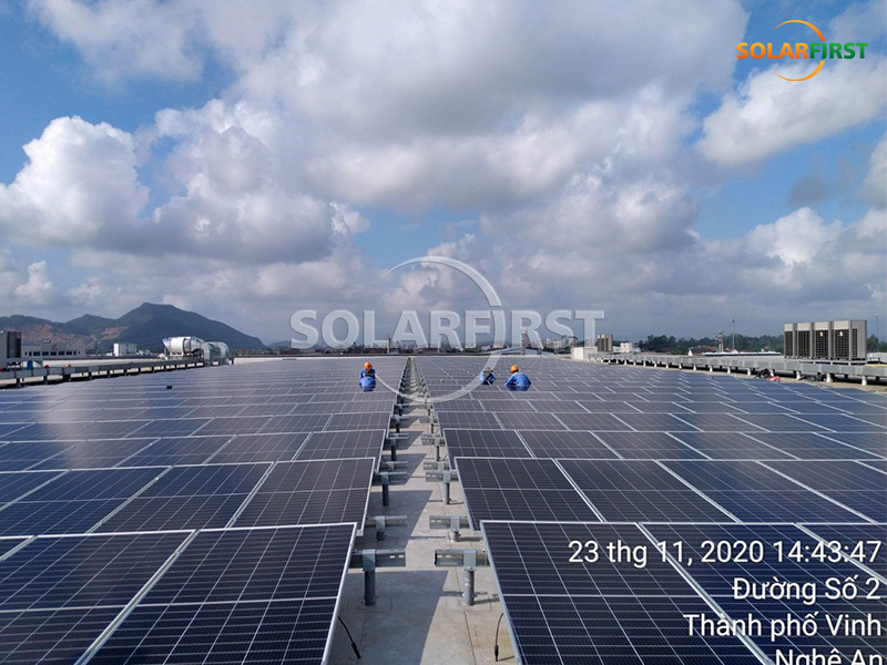 2MWp Rooftop Mount in Vietnam #