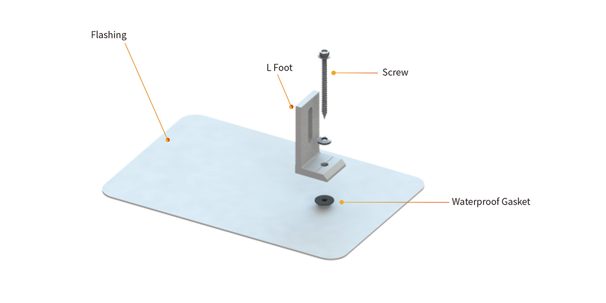 Exploded View: AL6005-T5 Flashing Plate + SUS304 Sealing Kit
