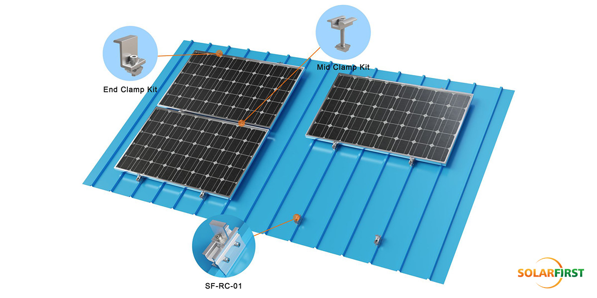 Exploded View: AL6005-T5 Clip + SUS304 Lock Mechanism