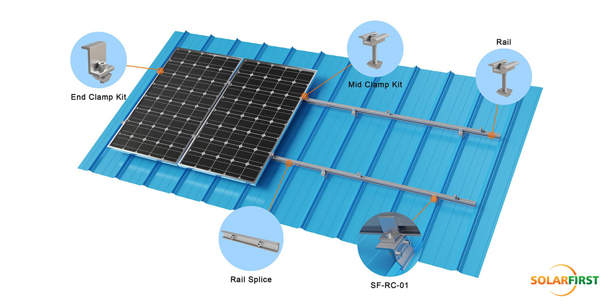Exploded View: Angular Clamp + AL6005-T5 Rail + SUS304 Hardware