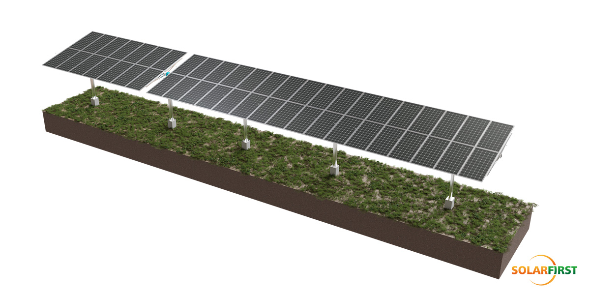 Horizon D+ Multi-Point Drive Solar Tracker Full System | 1500V Compatible