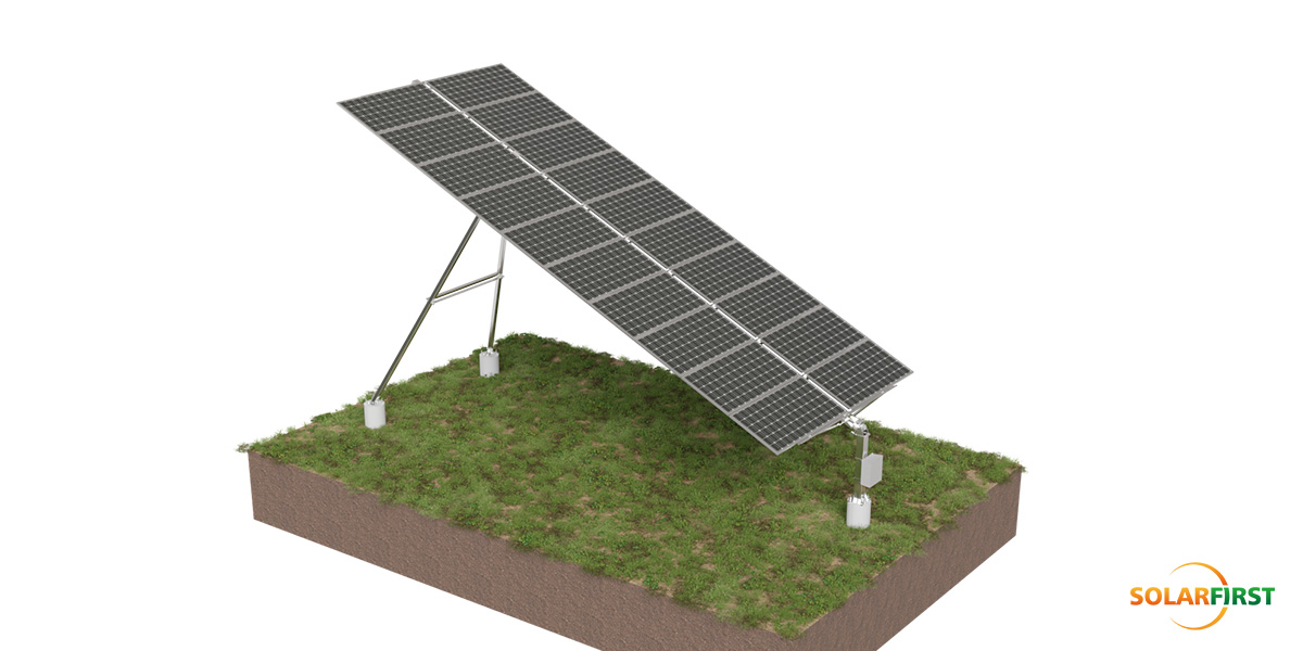 Horizon Tilt Multi-Point Drive Solar Tracker Full System | 1500V Compatible