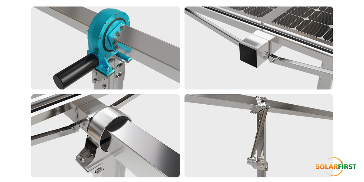 Exploded View: Slew Drive + HDG Steel Transmission Assembly