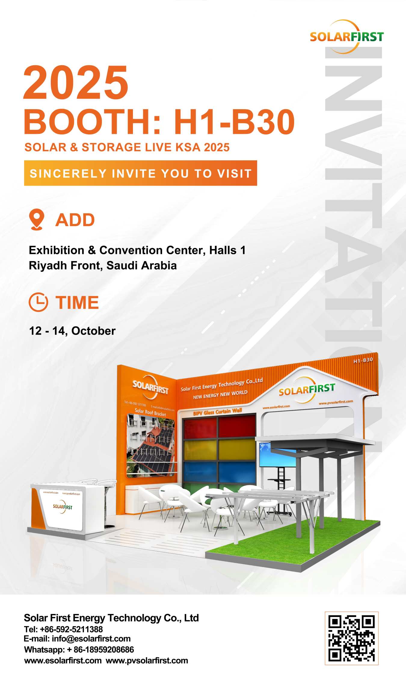 Encounter the Desert Scenery: Solar First Energy Invites You to Solar & Storage Live KSA 2025
