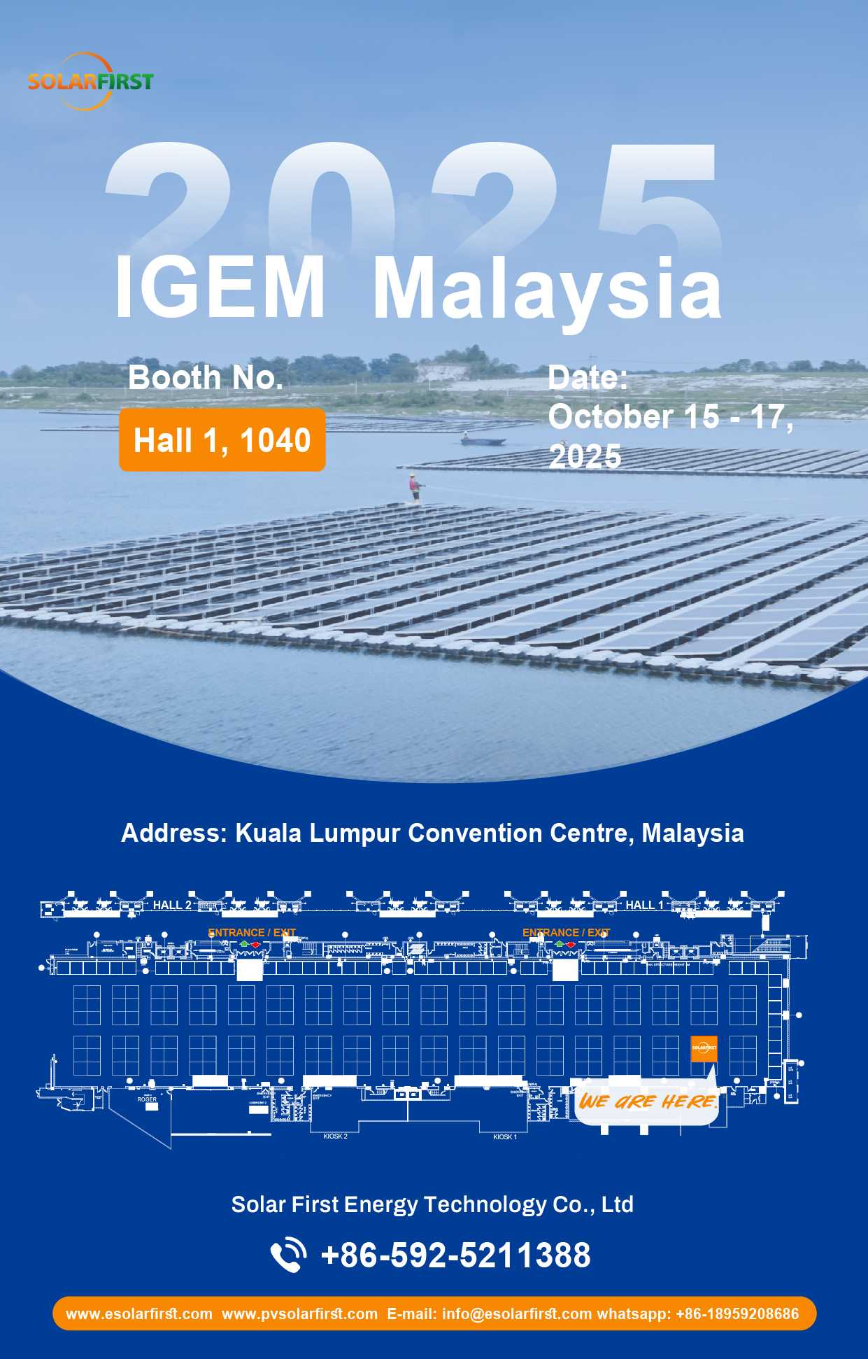 Exploring a Green Future, Solar First Energy Invites You to Join Us at IGEM 2025 Malaysia
