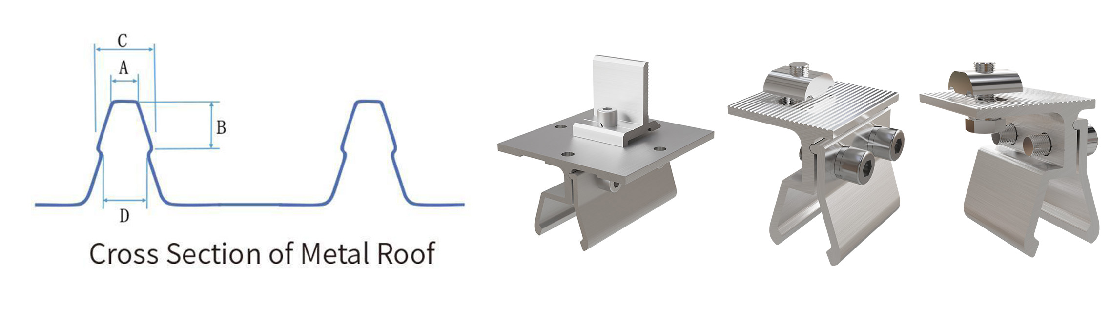 Klip Lok Clamp Interface: Precision Engineered L-Foot Connection for 30° Panel Elevation