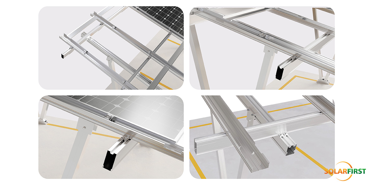 This residential solar carport kit provides an all-in-one solution that combines canopy shelter with renewable power generation.