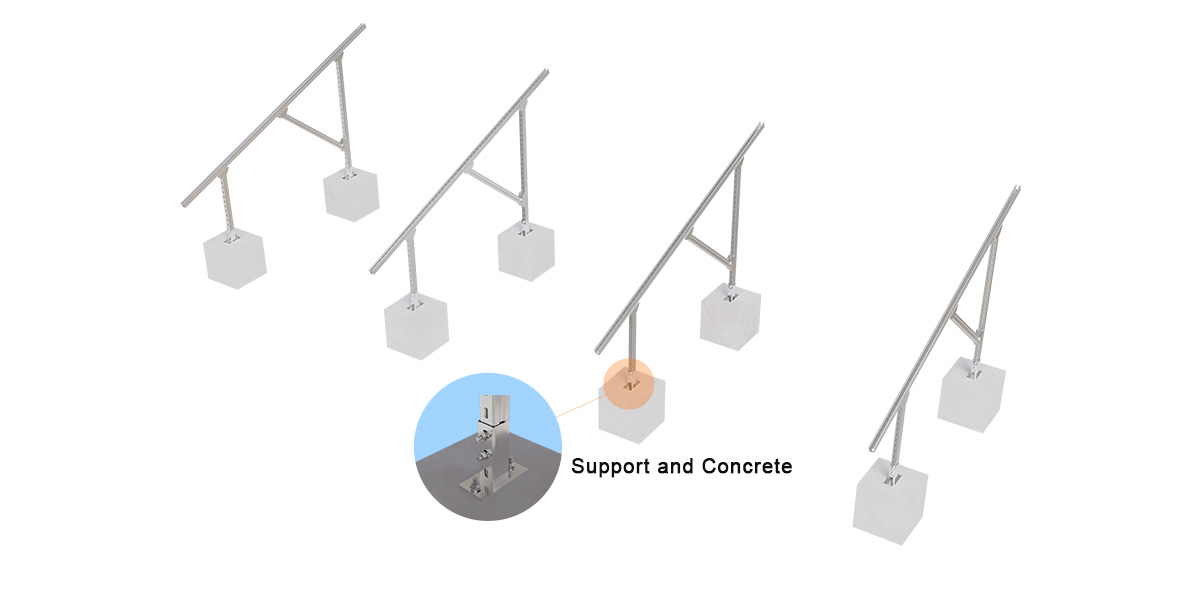 Inward-Curved PV Mounting Structure #Curved C-channel Solar Mounting